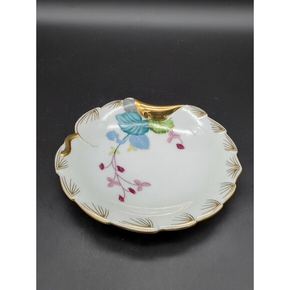 UCAGCO JAPAN Hand Painted China Plate Occupied Japan Gold Gilded VINTAGE - Picture 5 of 12